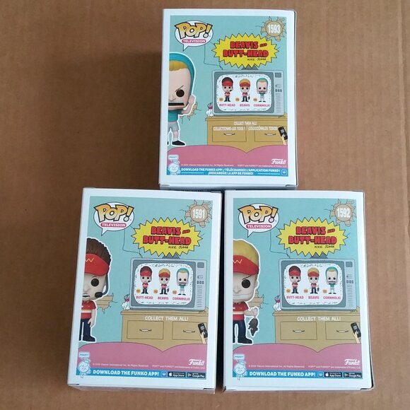 Beavis and Butt-Head Butt-Head Funko Pop Bundle of 3 - Picture 3 of 10